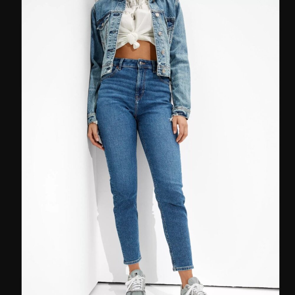 American Eagle Stretch Mom Jeans Size 4XShort